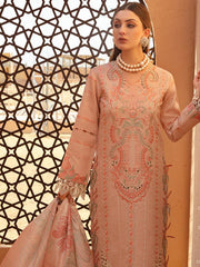 Rang Rasiya Premium Embroidered Unstitched Lawn 3Pc Suit D-07 MINAAL