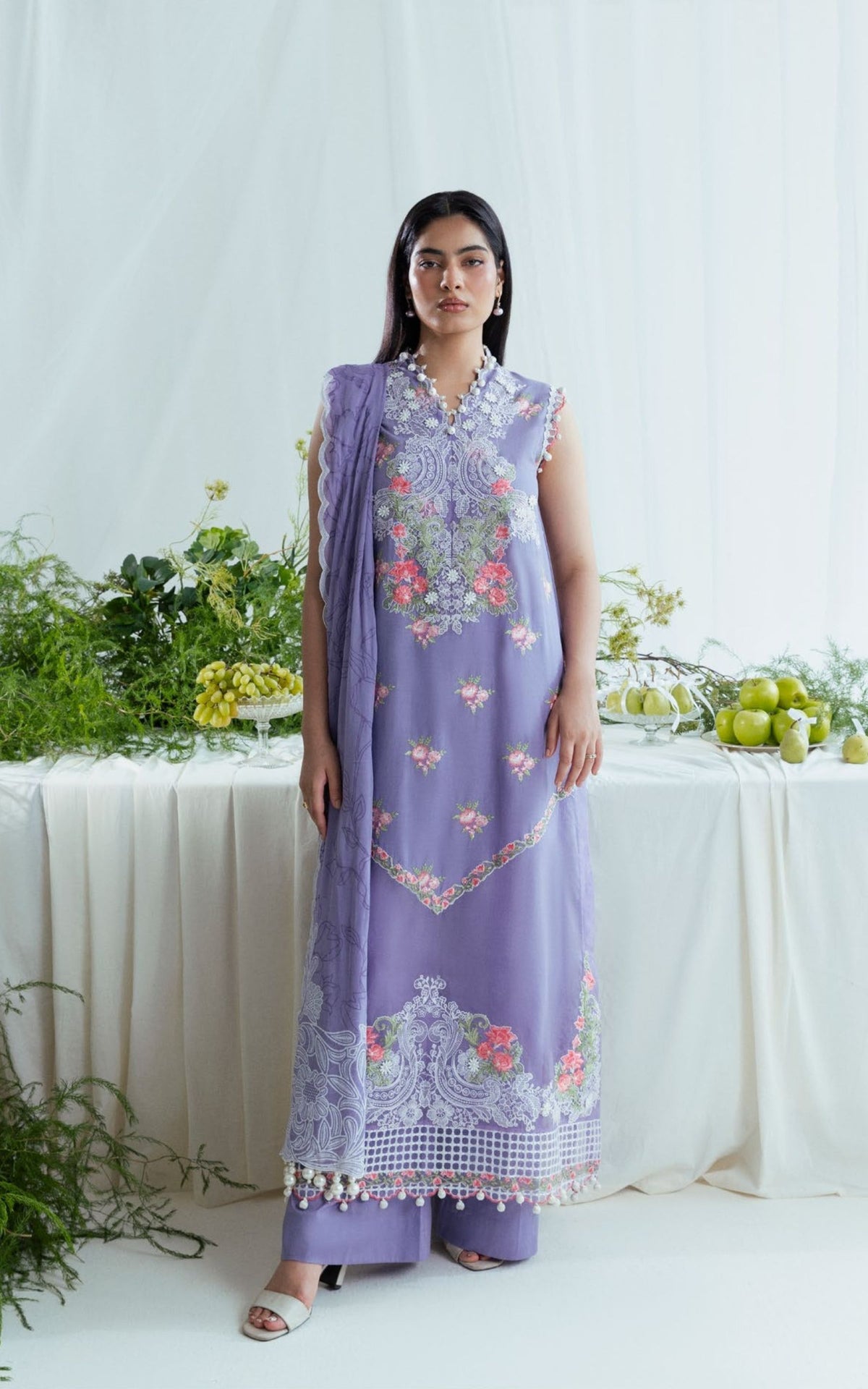 Embroidered Chiffon - 3 Pc | FE-52042