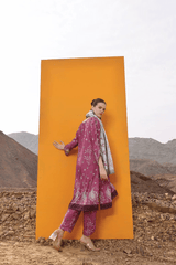 KHAS MIRHA SUMMER LAWN UNSTITCHED 3PC SUIT KLA-2392