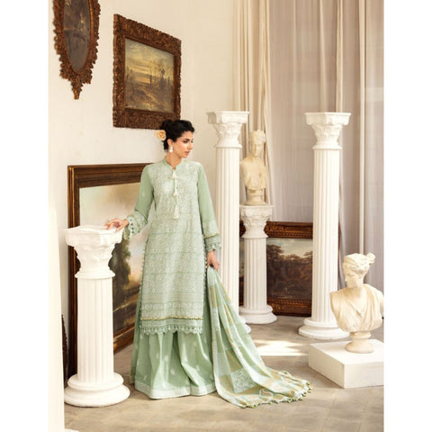 Chicken Kari Embroidered - 3 Pc | DN-52038