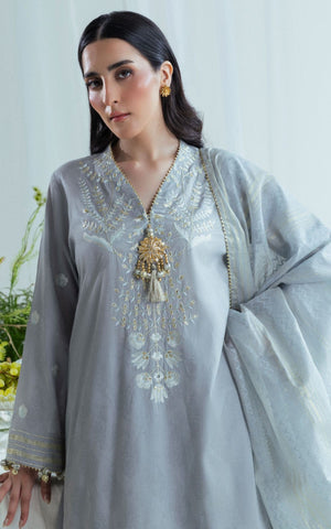 Zari Paper Cotton - 3 Pc | FE-52045