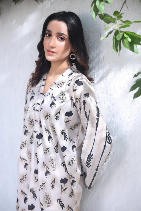 Rashid textile Digitally Printed Lawn Shirt-8623