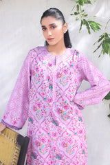 Rashid textile Digitally Printed Lawn Shirt-8626