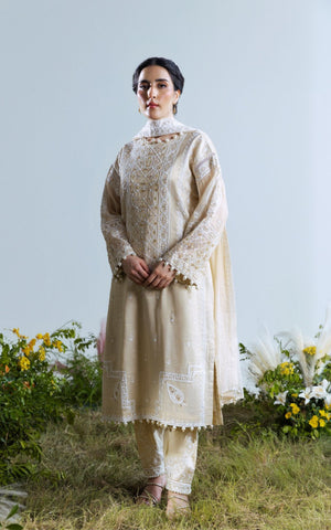 Embroidered Mehsuri - 3 Pc | FE-52161