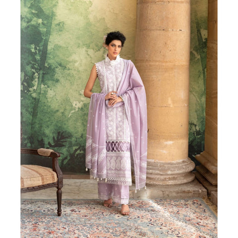 Chicken Kari Embroidered - 3 Pc | DN-52035