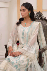 AZU EMBROIDERED CHIFFON UNSTITCHED SUIT-01