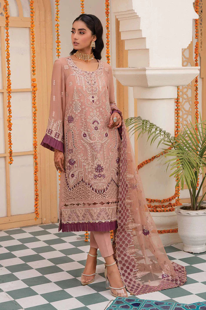 AZU EMBROIDERED CHIFFON UNSTITCHED SUIT-03