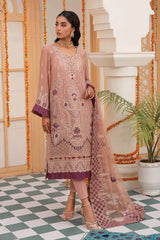 AZU EMBROIDERED CHIFFON UNSTITCHED SUIT-03