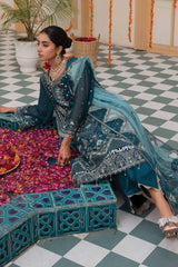 AZU EMBROIDERED CHIFFON UNSTITCHED SUIT-08