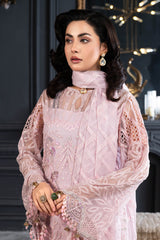 JANIQUE LUXURY CHIFFON UNSTITCHED SUIT D-017 Blossom