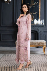 JANIQUE LUXURY CHIFFON UNSTITCHED SUIT D-017 Blossom