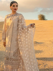 Rang Rasiya Premium Embroidered Unstitched Lawn 3Pc Suit D-03 ELAHEH