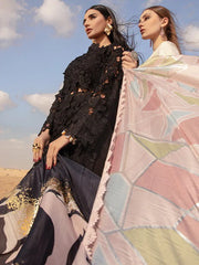 Rang Rasiya Premium Embroidered Unstitched Lawn 3Pc Suit D-04 ALAYA