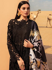 Rang Rasiya Premium Embroidered Unstitched Lawn 3Pc Suit D-04 ALAYA