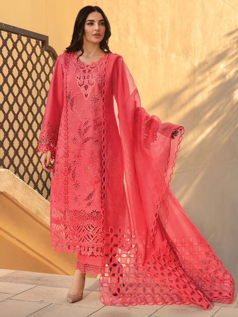 Rang Rasiya Premium Embroidered Unstitched Lawn 3Pc Suit D-05 NATALIA