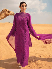 Rang Rasiya Premium Embroidered Unstitched Lawn 3Pc Suit D-09 ZARIAH