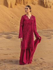 Rang Rasiya Premium Embroidered Unstitched Lawn 3Pc Suit D-10 RAMEEN