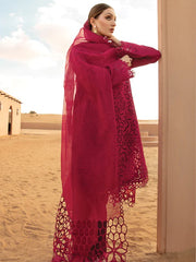 Rang Rasiya Premium Embroidered Unstitched Lawn 3Pc Suit D-10 RAMEEN