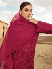 Rang Rasiya Premium Embroidered Unstitched Lawn 3Pc Suit D-10 RAMEEN