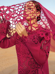 Rang Rasiya Premium Embroidered Unstitched Lawn 3Pc Suit D-10 RAMEEN