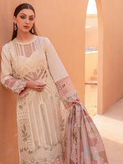 Rang Rasiya Premium Embroidered Unstitched Lawn 3Pc Suit D-11 NOOREH