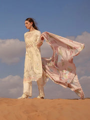 Rang Rasiya Premium Embroidered Unstitched Lawn 3Pc Suit D-11 NOOREH