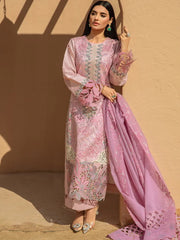 Rang Rasiya Premium Embroidered Unstitched Lawn 3Pc Suit D-12 AYLEEN