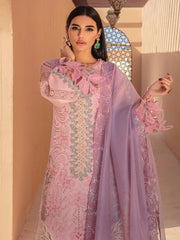 Rang Rasiya Premium Embroidered Unstitched Lawn 3Pc Suit D-12 AYLEEN
