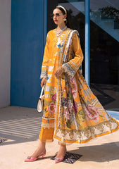 Elaf Digital Prints Lawn Unstitched 3pc Suit EOP-01A SEDON A