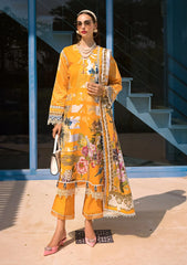 Elaf Digital Prints Lawn Unstitched 3pc Suit EOP-01A SEDON A
