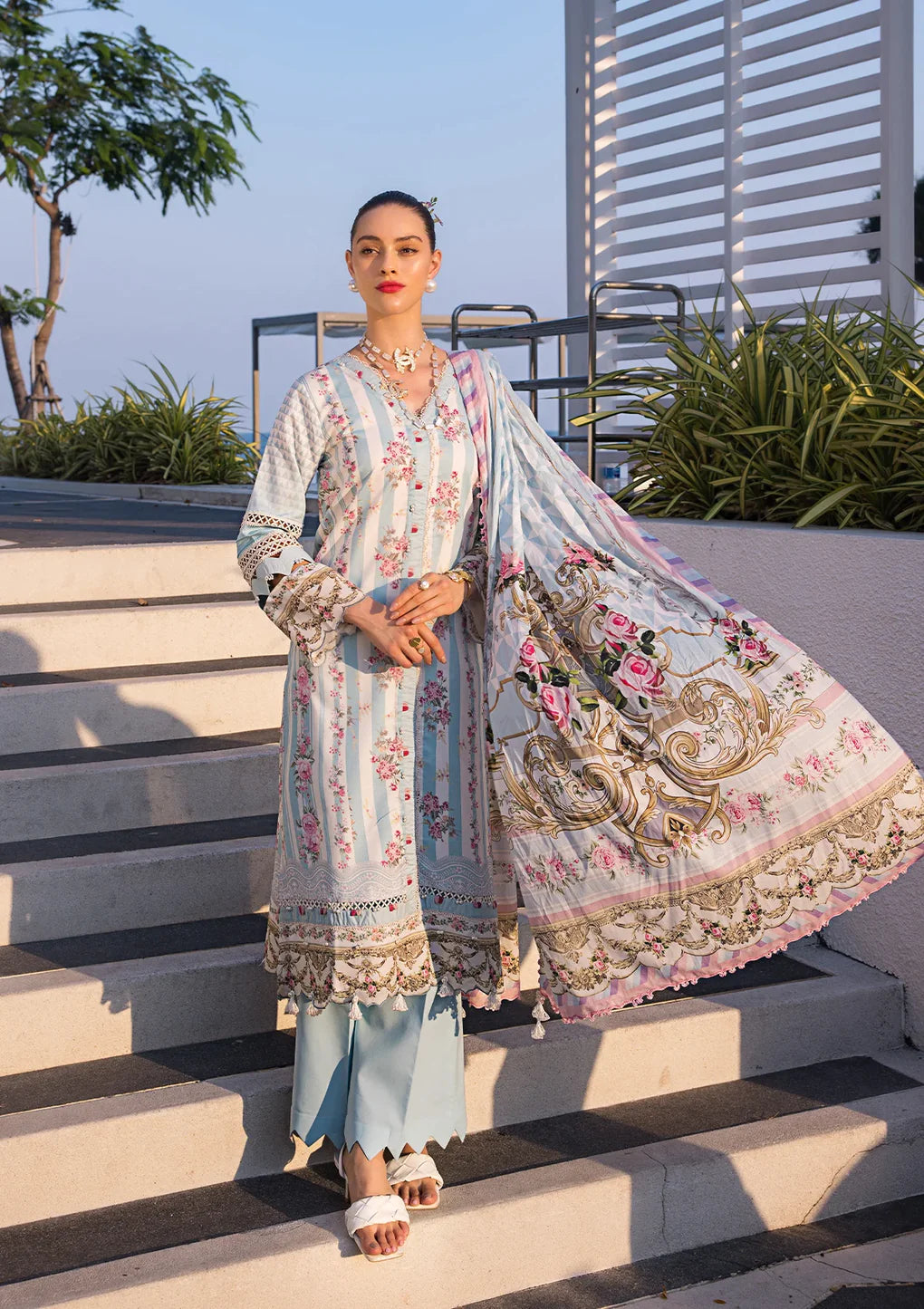 Elaf Digital Prints Lawn Unstitched 3pc Suit EOP-04B MARLENE