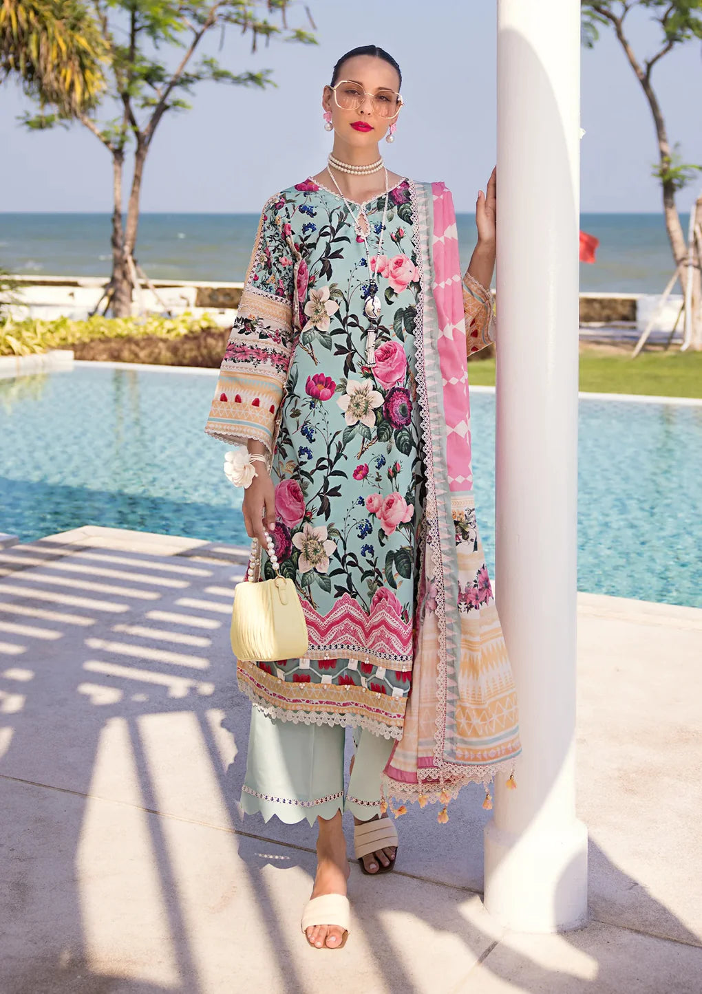 Elaf Digital Prints Lawn Unstitched 3pc Suit EOP-06B FREYA