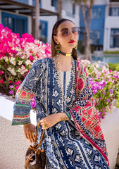 Elaf Digital Prints Lawn Unstitched 3pc Suit EOP-07B ELNAZ