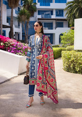 Elaf Digital Prints Lawn Unstitched 3pc Suit EOP-07B ELNAZ