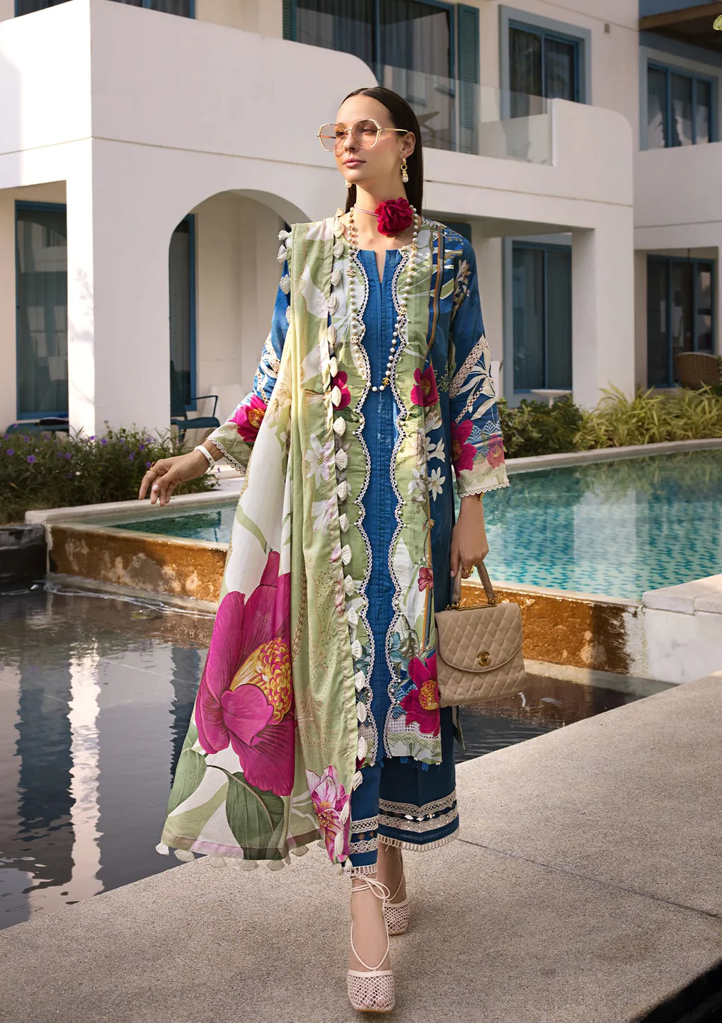 Elaf Digital Prints Lawn Unstitched 3pc Suit EOP-08B WHIMSY TOSCANA