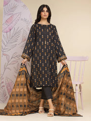 Edenrobe Allure Lawn Unstitched 3Pc Printed Suit EWU24A1-26233
