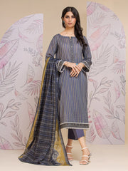 Edenrobe Allure Lawn Unstitched 3Pc Printed Suit EWU24A1-26280