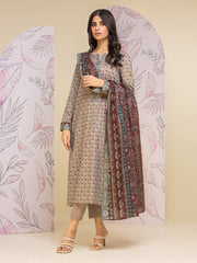 Edenrobe Allure Lawn Unstitched 3Pc Printed Suit EWU24A1-26461