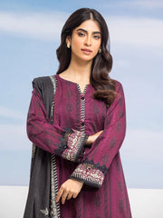 Edenrobe Allure Lawn Unstitched 3Pc Printed Suit EWU24A1-28019