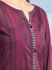 Edenrobe Allure Lawn Unstitched 3Pc Printed Suit EWU24A1-28019