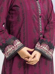Edenrobe Allure Lawn Unstitched 3Pc Printed Suit EWU24A1-28019