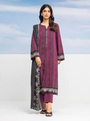 Edenrobe Allure Lawn Unstitched 3Pc Printed Suit EWU24A1-28019
