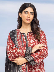 Edenrobe Allure Lawn Unstitched 3Pc Printed Suit EWU24A1-28047