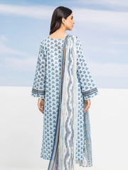 Edenrobe Allure Lawn Unstitched 3Pc Printed Suit EWU24A1-28048