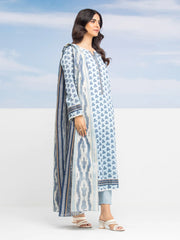 Edenrobe Allure Lawn Unstitched 3Pc Printed Suit EWU24A1-28048