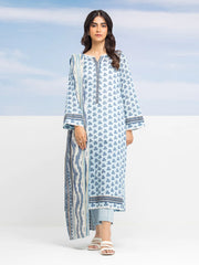 Edenrobe Allure Lawn Unstitched 3Pc Printed Suit EWU24A1-28048