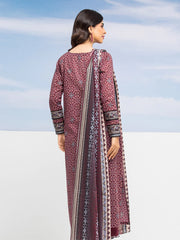 Edenrobe Allure Lawn Unstitched 3Pc Printed Suit EWU24A1-28192