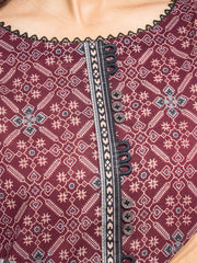 Edenrobe Allure Lawn Unstitched 3Pc Printed Suit EWU24A1-28192
