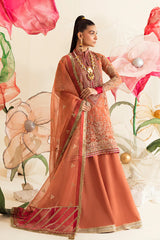 AYZEL FLEUR DE LIS LUXURY CHIFFON UNSTITCHED SUIT AZ-V4-01 IRISA