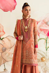 AYZEL FLEUR DE LIS LUXURY CHIFFON UNSTITCHED SUIT AZ-V4-01 IRISA